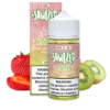 "E-líquido Skwezed Frozen Kiberry Kiwi Strawberry 100 ML con sabor a fresa, kiwi y un toque refrescante de hielo".